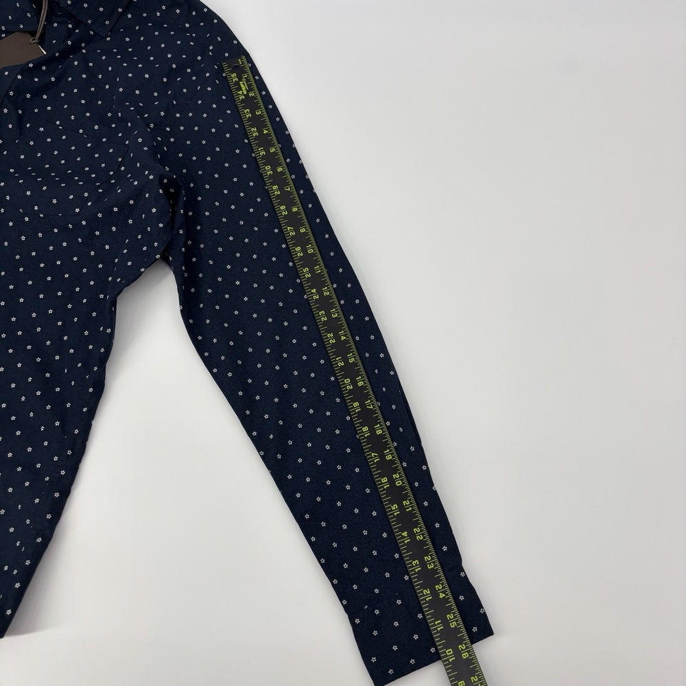 Rodd & Gunn Blue Floral Sports Fit Button Up Shirt Long Sleeve Navy Blue Medium - Picture 9 of 9